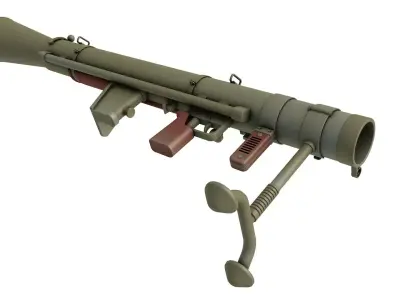 Gustaf M2 Anti Tank Launcher 3D model