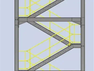 Industrial Tower 3D model