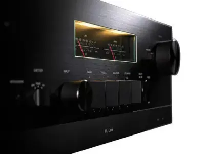  Yamaha R N2000A Network Receiver in Black 3D model