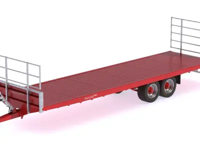 Bale trailers BC-36-TAN 3D model