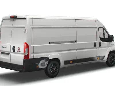 Fiat E Ducato Van L4H2 2022 3D model