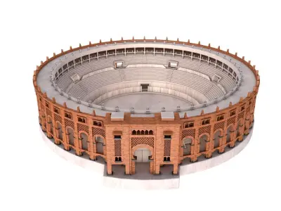 Plaza Cultural Santamaria 3D model