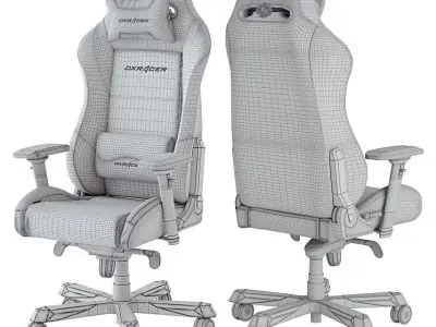 Gaming chair DXRacer OH 3D model