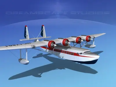Sikorsky S-42 Seaplane 3D model