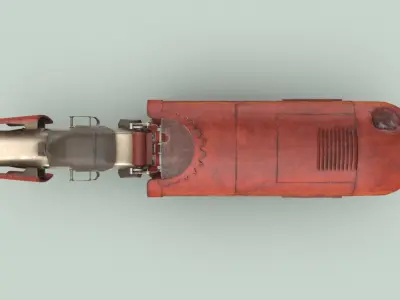 Rey's Speeder Bike (force awakens) 3D model