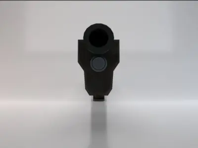 Pump Shotgun  Low-poly 3D model