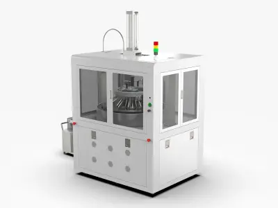 Automatic High Precision Glass Polishing Machine 3D model