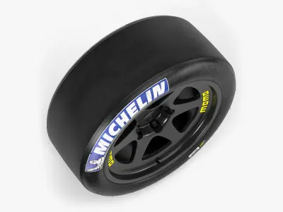 Michelin Slick Momo Combo Low-poly 3D model