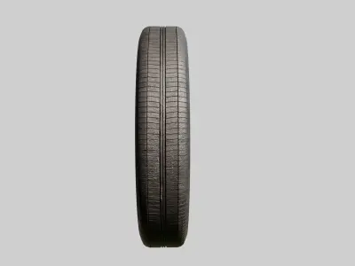 Simple old tire Free 3D model