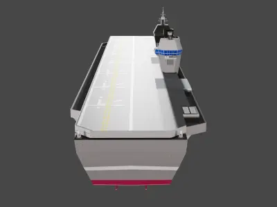 CVX - Korean Light Aircraft Carrier Business Low-poly 3D model