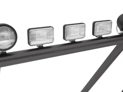 OFF ROAD ROLL BAR 1 3D model