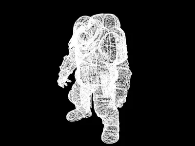 Low Poly Stylized Hazmat Zombie - PBR Low-poly 3D model