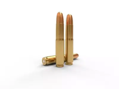 112x60mm Schuler Ammo Low-poly 3D model