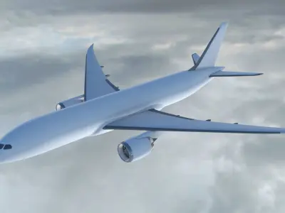 Boeing 787  Dreamliner Air China  3D model