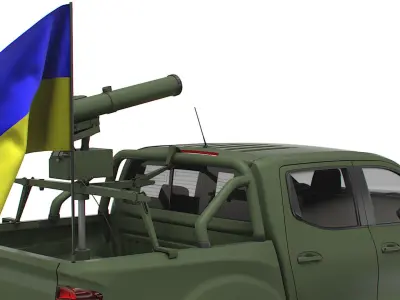 Nissan Navara Tekna Stugna P 2022 3D model