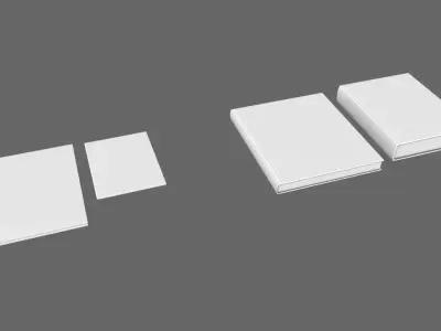 Books Mags 3D model