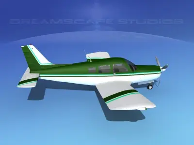 Piper Turbo Arrow 240 V14 3D model