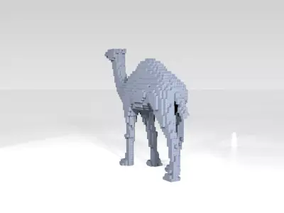 Dromedary Voxel 3D model