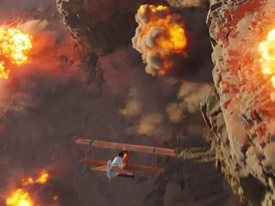 3D Explosions 8 Models 3D model