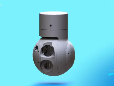 Advanced Spyball XR Surveillance System Free 3D model