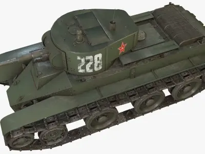 Soviet Tank 3D model