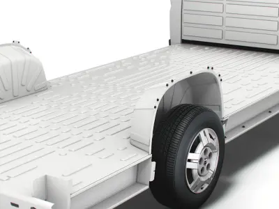 Ram Promaster 3540 L4 platform cab 2020 3D model