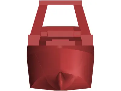 25m steel fishing boat 3D model