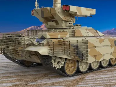 Tank Terminator BMPT 72 Algeria 3D model