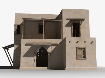 Arab x29 Low-poly 3D model