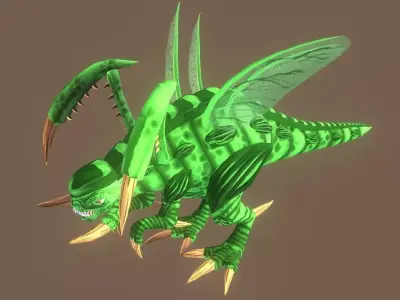 zergling starcraft Low-poly 3D model