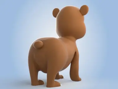 Cartoon Bear 3D model