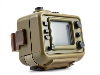 Retro Military Device Model Pack Low-poly 3D model