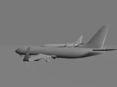 Boeing 737 Family Free low-poly 3D model