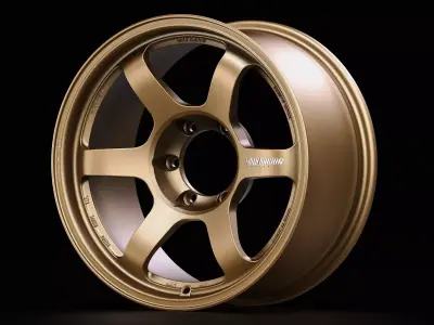 Volk RAYS TE37 Progressive Low-poly 3D model