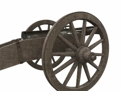 Cannon 2 old 3D model