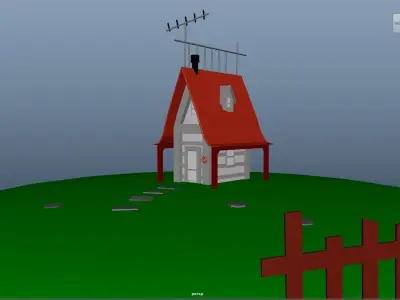 Modren House 3D model