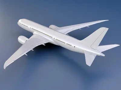 Boeing 787-8 dreamliner CAD 3d model 3D model