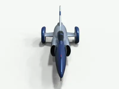 Spirit of America jet car 1964 3D model