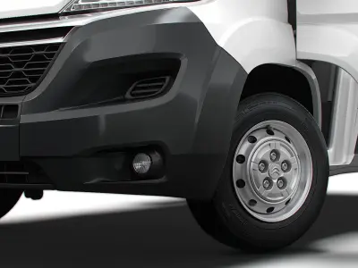 Citroen Jumper Van L2H1 HQ Interior 2023 3D model