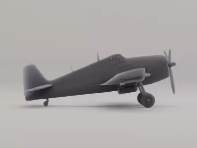 F6F-Hellcat 3D print model