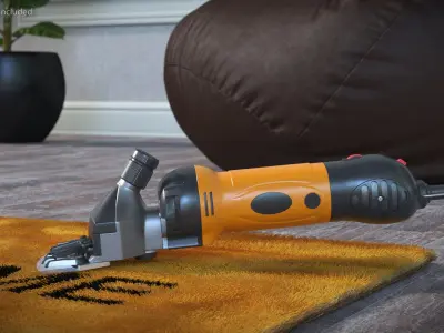 Electric Carpet Trimming Machine Fur 3D model