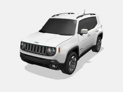 Jeep Renegade 2016 Free low-poly 3D model