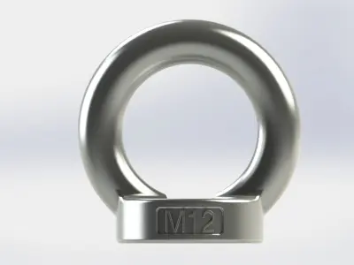 Eye Nut M12 3D model