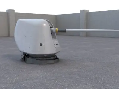 MK 45 Mod 2 3D model