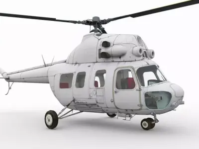 Mil Mi-2 3D model