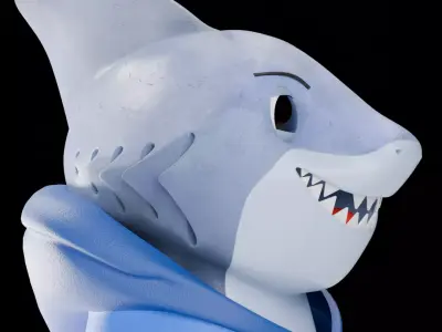 tralalero  Low-poly 3D model