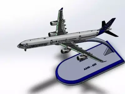 hogan wings A340-600 3D model