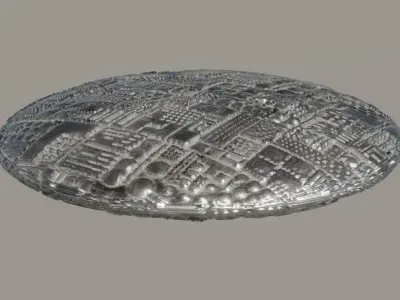 Ufo 3D model Low-poly 3D model