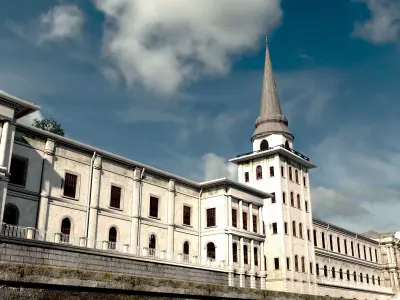 Kuleli Askeri Lisesi - Kuleli Military High School 3D model