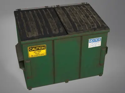 Dumpster 3D model get